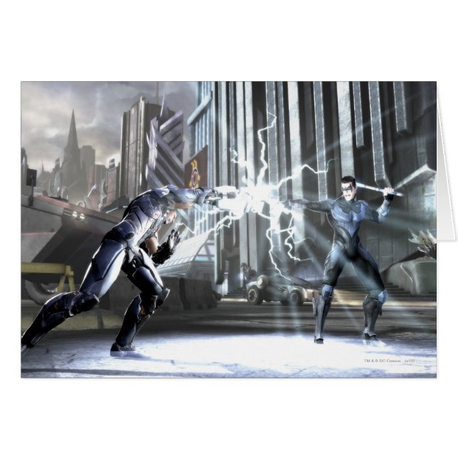 Capture d'écran : Cyborg vs Nightwing 4 (Devant horizontal)