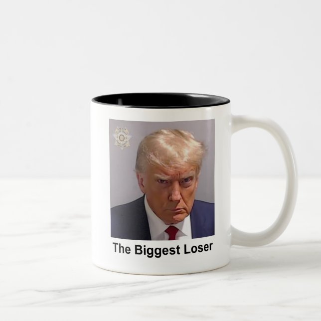 Capture d'écran de Trump Mug "Le plus grand perdan (Droit)