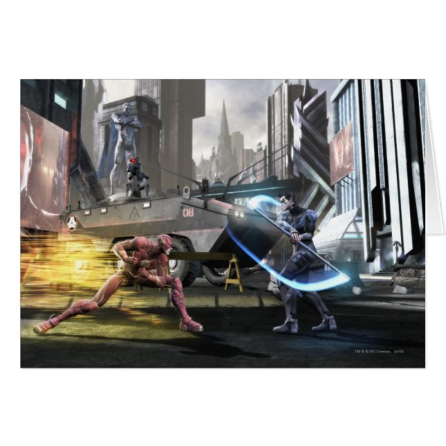 Capture d'écran : Flash vs Nightwing (Devant horizontal)