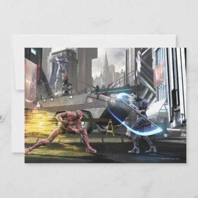 Capture d'écran : Flash vs Nightwing (Devant)