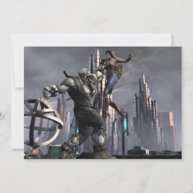 Capture d'écran : Grundy vs Wonder Woman (Devant)