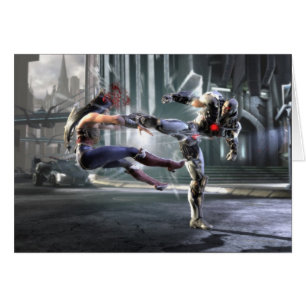 Capture d'écran : Wonder Woman vs Cyborg