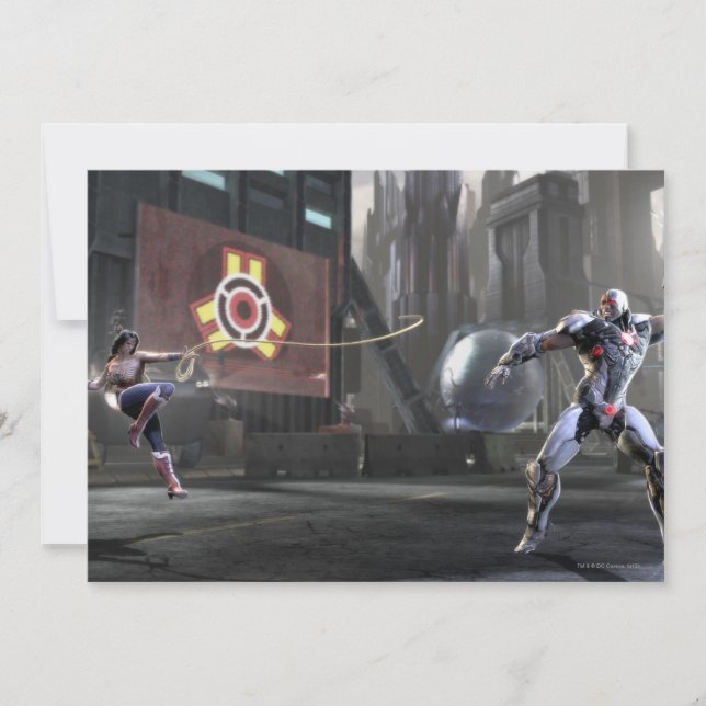 Capture d'écran : Wonder Woman vs Cyborg 2 (Devant)