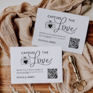 Capture moderne Le Modèle Love Card, Code QR