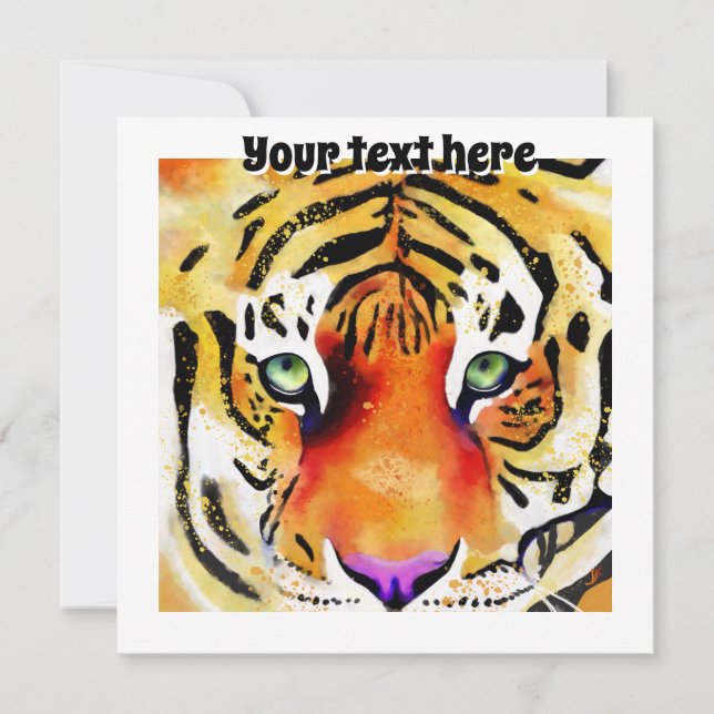 Capturer la Majesté : le regard d'un tigre (Devant)