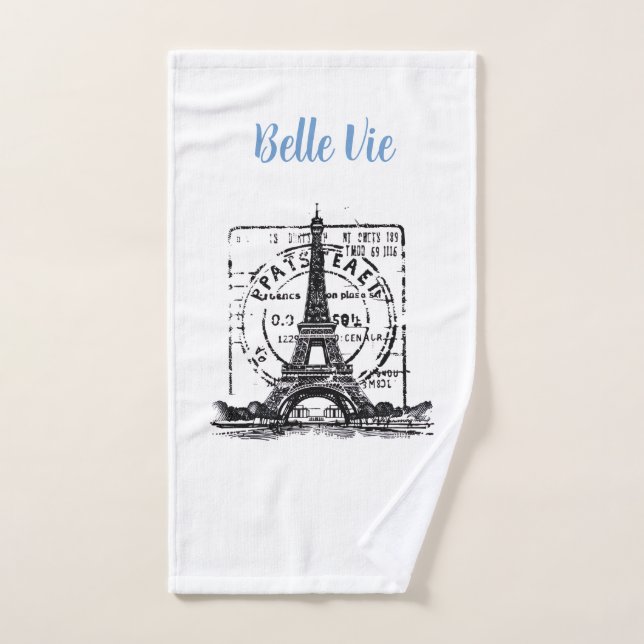Capturer un peu de Paris avec les torchons de cuis (Serviette à main)