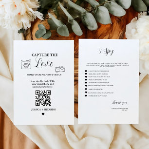 Capturez la carte de code QR Love Mariage, Carte p