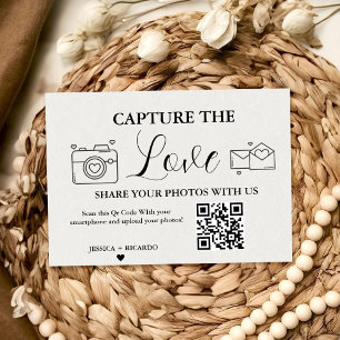Capturez la carte de code QR Love Mariage, Carte p