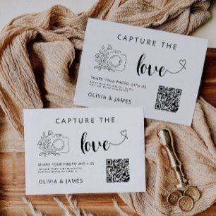 Capturez la carte de code QR Love Mariage, photo