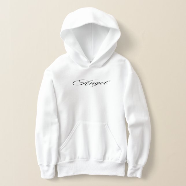 Capuche blanche ailes d'ange  (Poser)