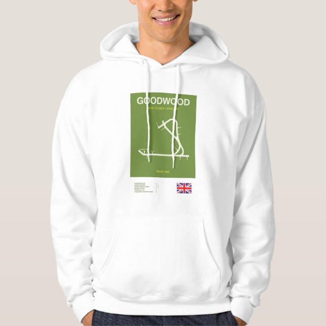 Capuche Veste à capuchon de la ligne de course hippique Mi (Devant)
