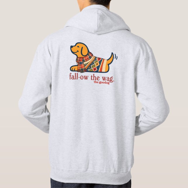 Capuche Veste de chandail confortable Chien amateur à capu (Dos)