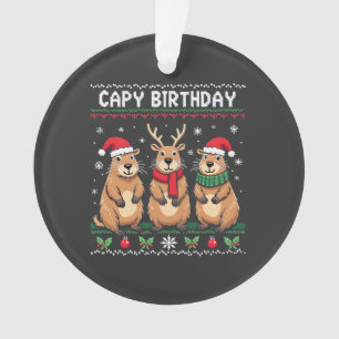 Capy Anniversaire Vilain Chant de Noël Capybara