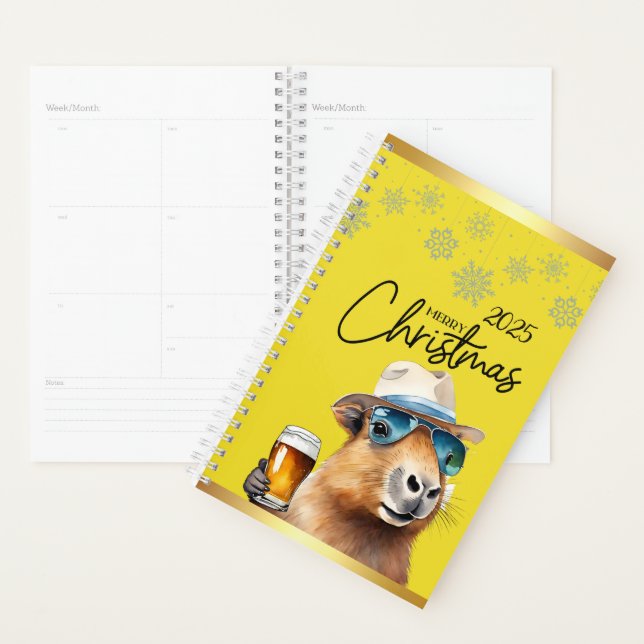 CAPYBARA AGENDA - 3 (Devant avec enveloppe)