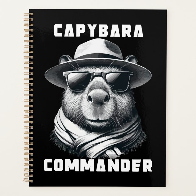 Capybara Avec Lunettes de Soleil Capy Commandant (Devant)