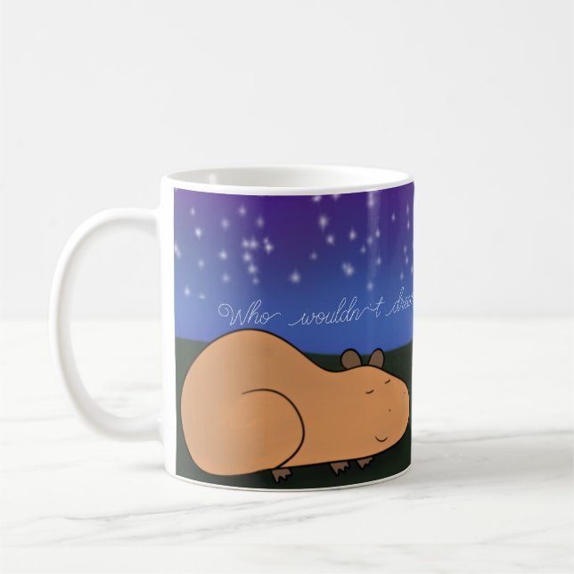 Capybara Dream Mug (Philosybaras) (Gauche)