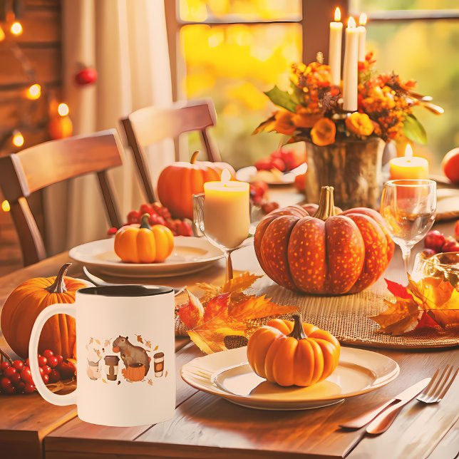 Capybara Fall Mug (Créateur téléchargé)