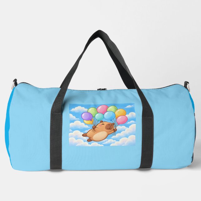 Capybara Heureux dans le Sac à Dos des Nuages | Ba (Recto)