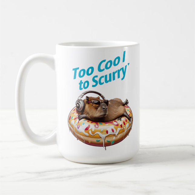 Capybara Mug Design pour les amoureux de la nature (Gauche)