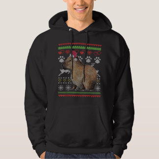 Capybara Père Noël-Claus Ugly Christmas Sweat Holi