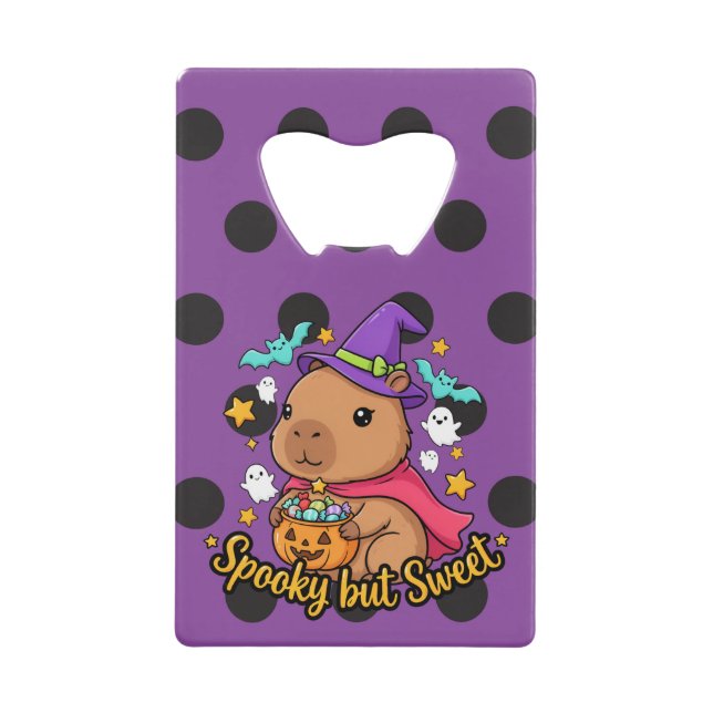 Capybara Sorcière d'Halloween Effrayant mais Migno (Devant)
