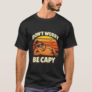capybara t-shirt  “Don’t Worry Be Capy” 