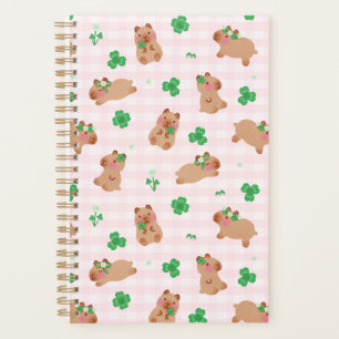 Capybara Trèfle Rose