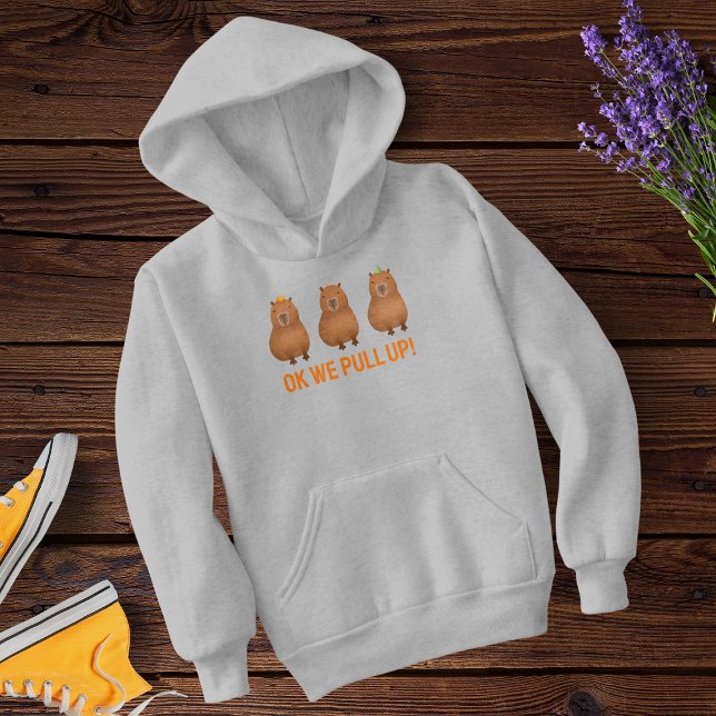 Capybara Triplet Mème "Ok On Tire !" Personnalisé (Capybara "Ok we pull up!")