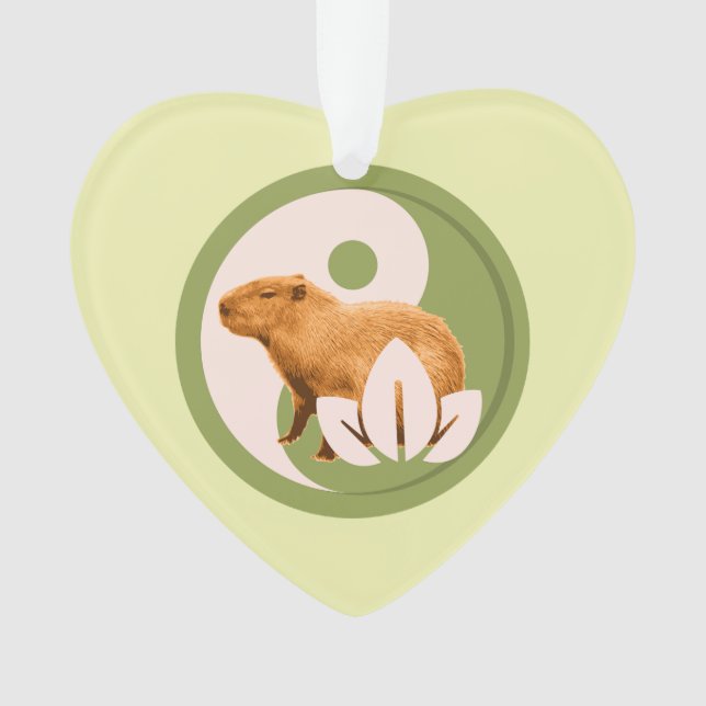Capybara Zen Yin Yang Nature Paisible (devant)