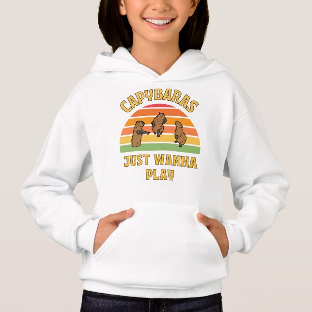 capybaras veut juste jouer du slogan (Devant)