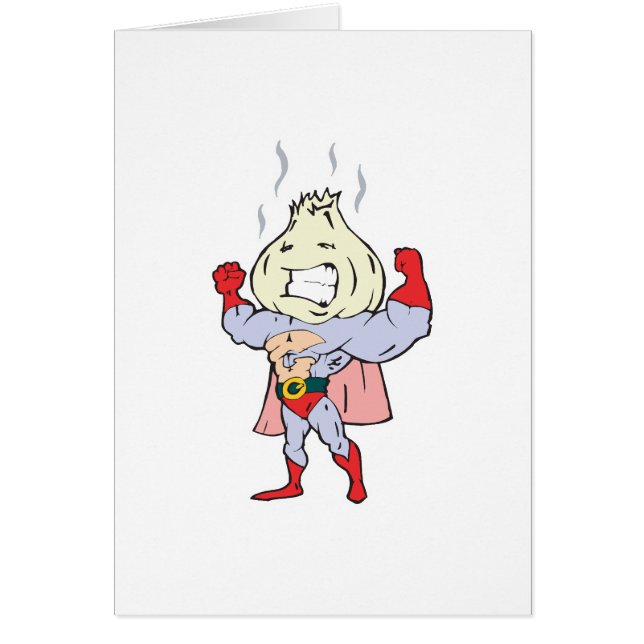 caractère d'ail superhero (Devant)