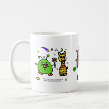 caractères abc - tasse "l'alphabet"