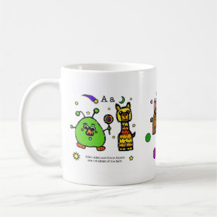 caractères abc - tasse "l'alphabet"