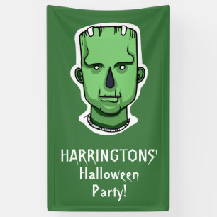 Caractères d'Halloween bannière de texte personnal