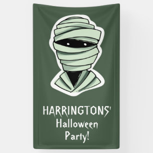 Caractères d'Halloween bannière de texte personnal