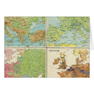 Caractéristiques physiques de l'Europe et populat