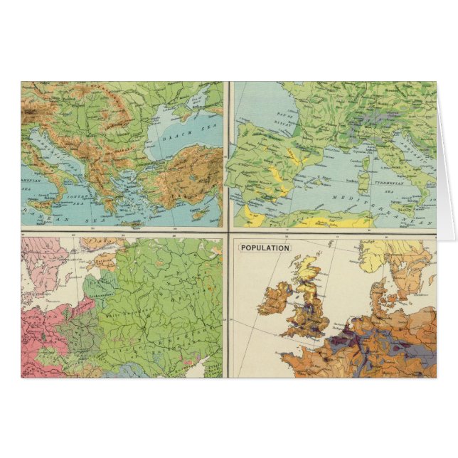Caractéristiques physiques de l'Europe et populati (Devant horizontal)