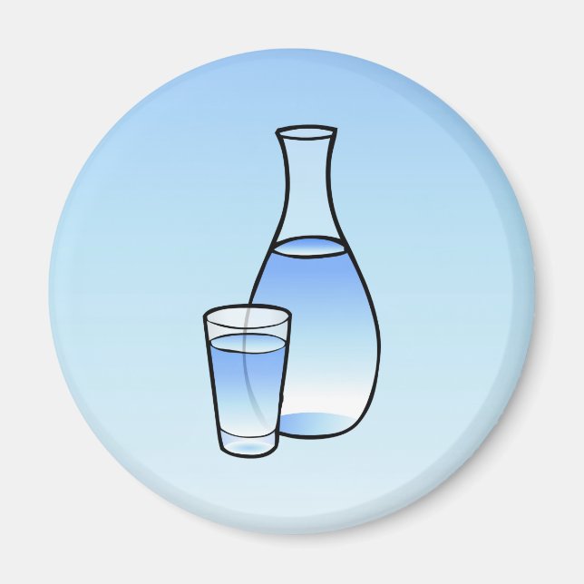 Carafe d'eau Magnet Circle (Devant)