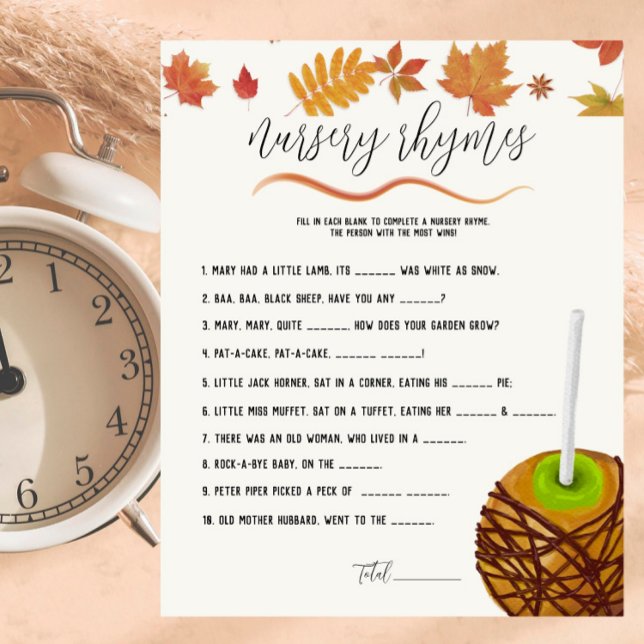 Caramel Apple - Green Baby Nursery Rhymes jeu (Créateur téléchargé)