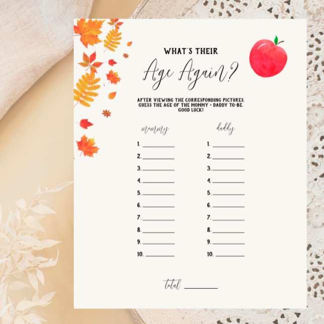 Caramel Apple (R) Bébé Quel est leur âge à nouveau (Créateur téléchargé)