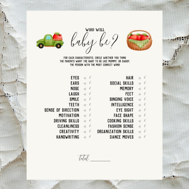 Caramel Apple - Rouge Qui Sera Baby ? Jeu (Créateur téléchargé)