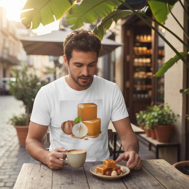Caramel Cubes Lollies Mens T-shirt (Créateur téléchargé)