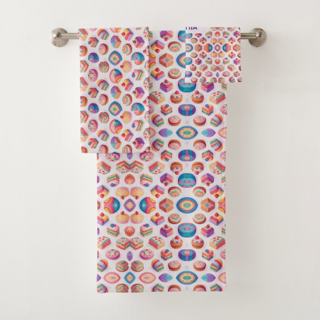 Caramel Floral coloré Motif personnalisé (En situation)