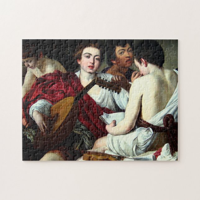 Caravaggio le puzzle de musiciens (Horizontal)