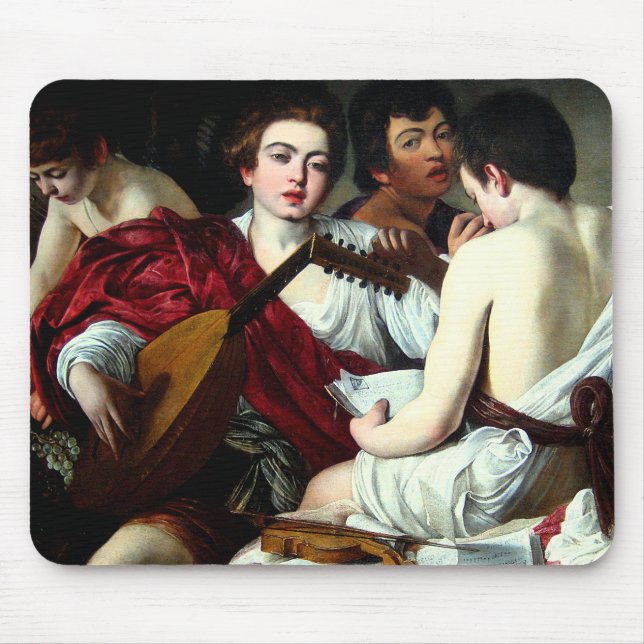 Caravaggio le tapis de souris de musiciens (Devant)