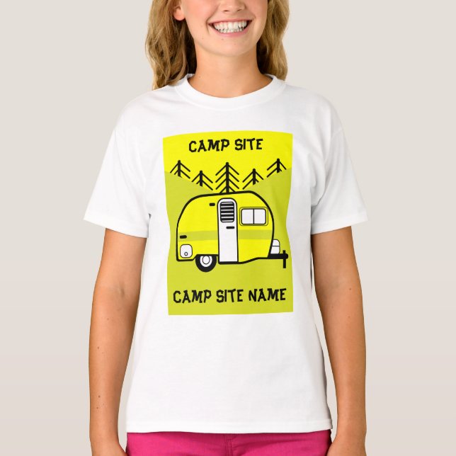 Caravan Cadeaux d'art Aimer Ma Caravane T-Shirt (Devant)