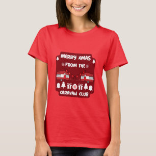 Caravan Joyeux Noël Camping T-Shirt