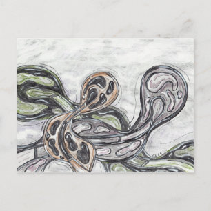 Carbon Lava Plantes carte postale