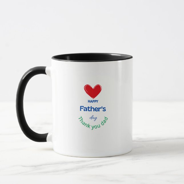 Carburant papa - Drôle Fête du Père Café Mug (Gauche)