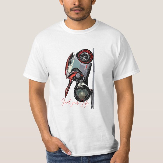 Carburant votre T-shirt vie (Devant)